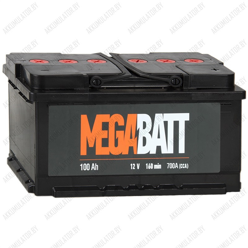 Аккумулятор Mega Batt 6СТ-100 / 100Ah / 700А - фото 1 - id-p75048894