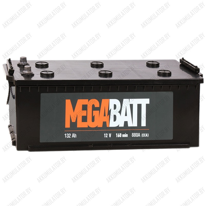 Аккумулятор Mega Batt 6СТ-132 / 132Ah / 880А - фото 1 - id-p75048895