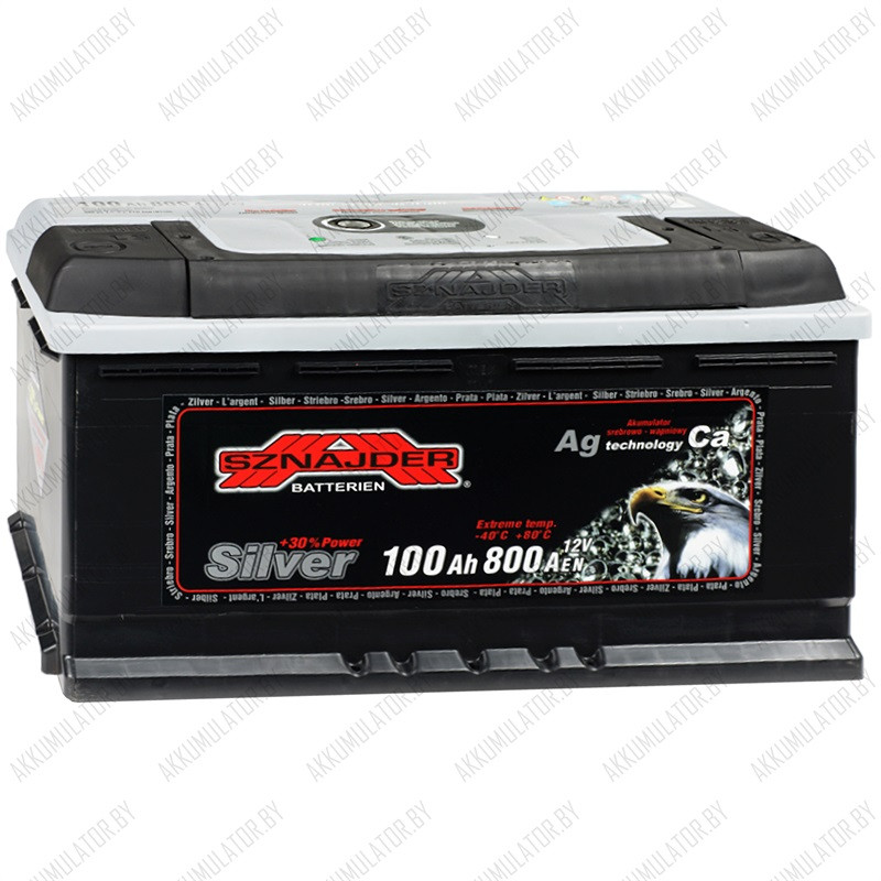 Аккумулятор Sznajder Silver / 600 25 / 100Ah / 800А - фото 1 - id-p75048940