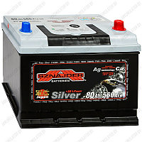 Аккумулятор Sznajder Silver Japan / 580 70 / 80Ah / 560А / Asia / Обратная полярность / 261 x 175 x 200 (220)
