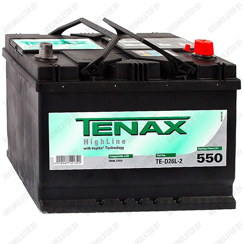 Аккумулятор Tenax HighLine / [568 404 055] / 68Ah / 550А / Asia - фото 1 - id-p75049004
