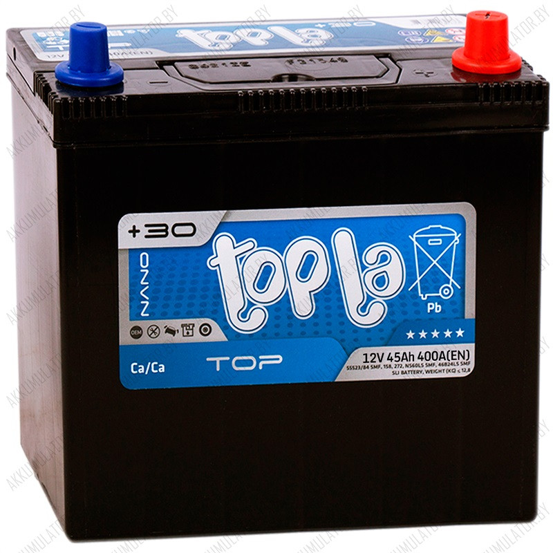 Аккумулятор Topla TOP JIS / [118645] / 45Ah / 400А / Asia