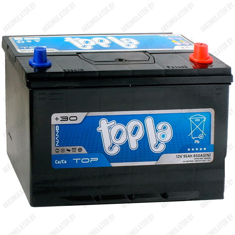 Аккумулятор Topla TOP JIS / [118495] / 95Ah / 850А / Asia - фото 1 - id-p75049035