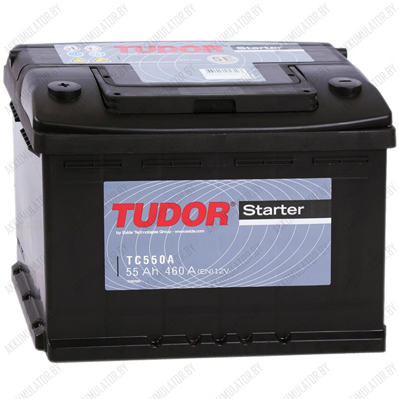 Аккумулятор Tudor Starter 55Ah / 460А / Прямая полярность - фото 1 - id-p75049044