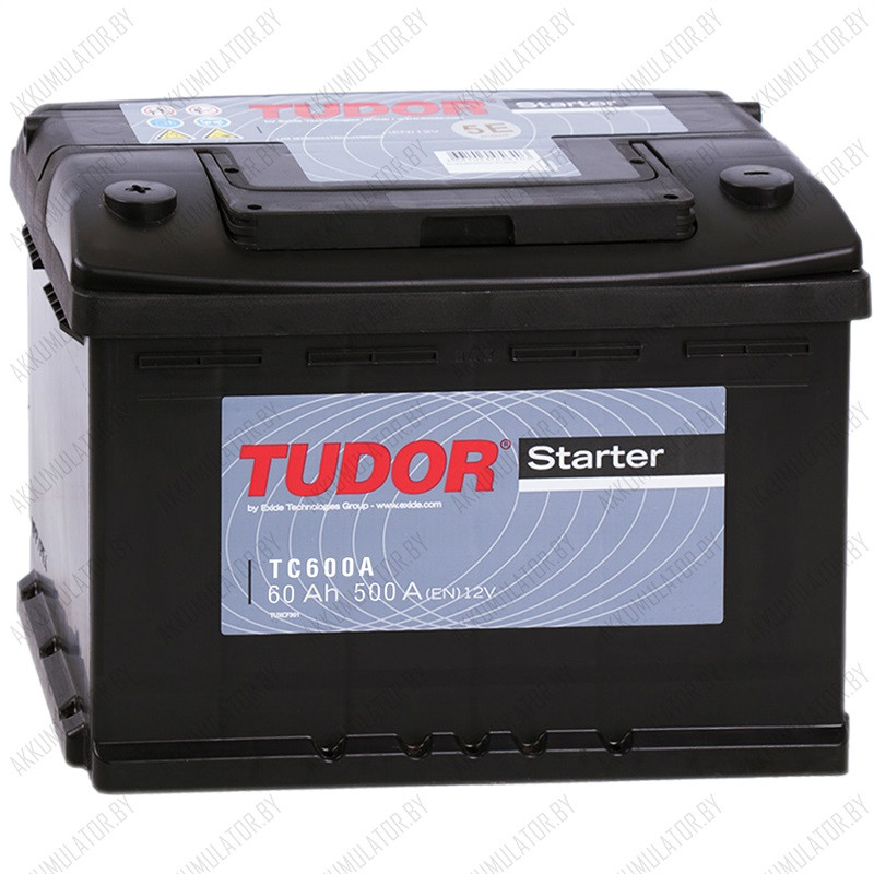 Аккумулятор Tudor Starter 60Ah / 500А / Прямая полярность