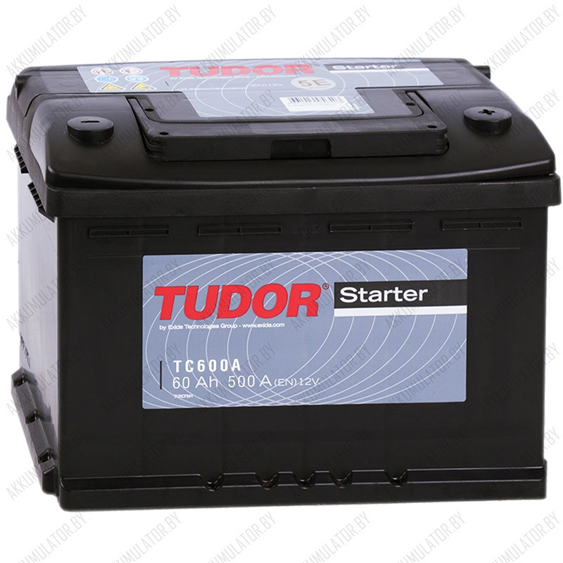 Аккумулятор Tudor Starter 60Ah / 500А