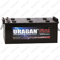 Аккумулятор Uragan 190 Ah / 1 200А / Прямая полярность / 524 x 239 x 240