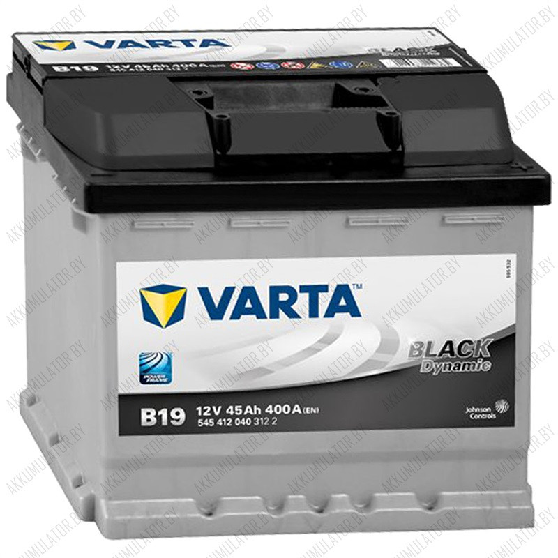 Аккумулятор Varta Black Dynamic B19 / [545 412 040] / 45Ah / 400А - фото 1 - id-p75049057