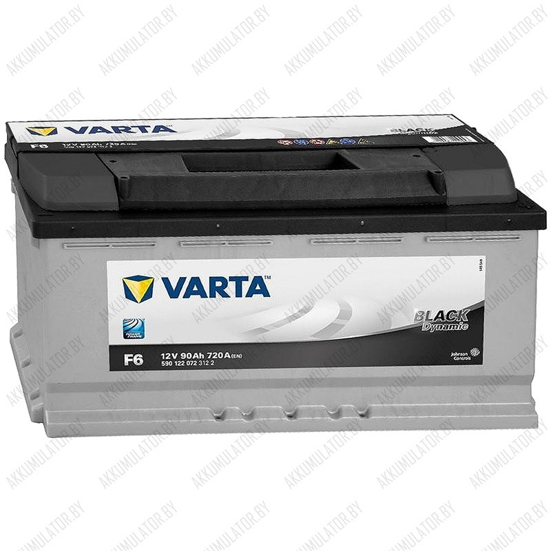 Аккумулятор Varta Black Dynamic F6 / [590 122 072] / 90Ah / 720А - фото 1 - id-p75049064