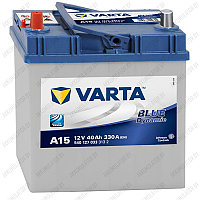 Аккумулятор Varta Blue Dynamic Asia A15 / [540 127 033] / 40Ah / 330А / Прямая полярность / 187 x 127 x 200