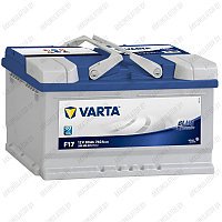 Аккумулятор Varta Blue Dynamic F17 / [580 406 074] / Низкий / 80Ah / 740А