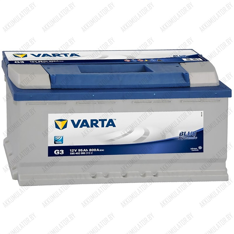 Аккумулятор Varta Blue Dynamic G3 / [595 402 080] / 95Ah / 800А - фото 1 - id-p75049093