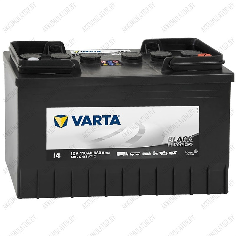 Аккумулятор Varta Promotive Black I4 / [610 047 068] / 110Ah / 680А - фото 1 - id-p75049095
