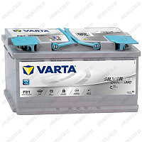 Аккумулятор Varta Silver Dynamic AGM F21 / [580 901 080] / 80Ah / 800А / Обратная полярность / 315 x 175 x 190