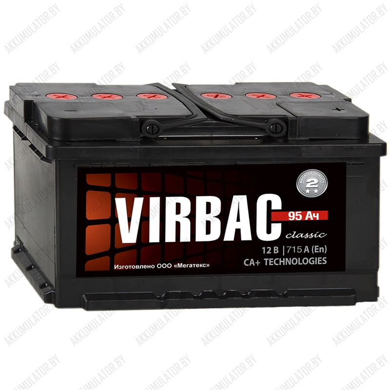Аккумулятор Virbac Classic 95Ah / 715А - фото 1 - id-p75049127