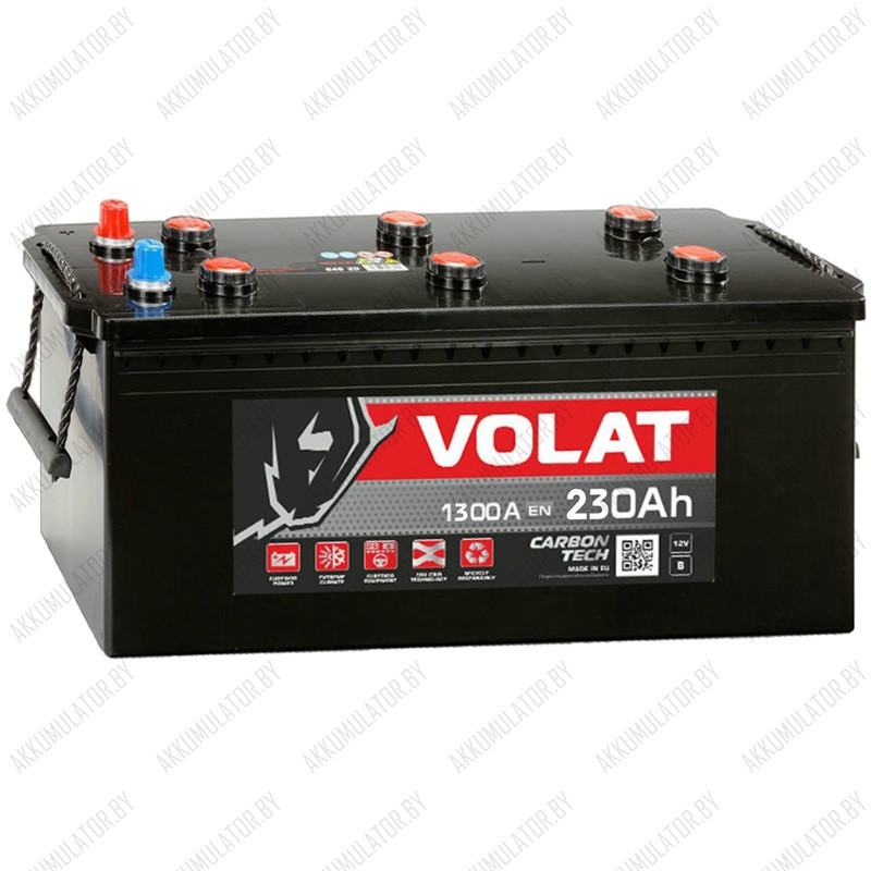 Аккумулятор VOLAT Truck 230Ah / 1 300А