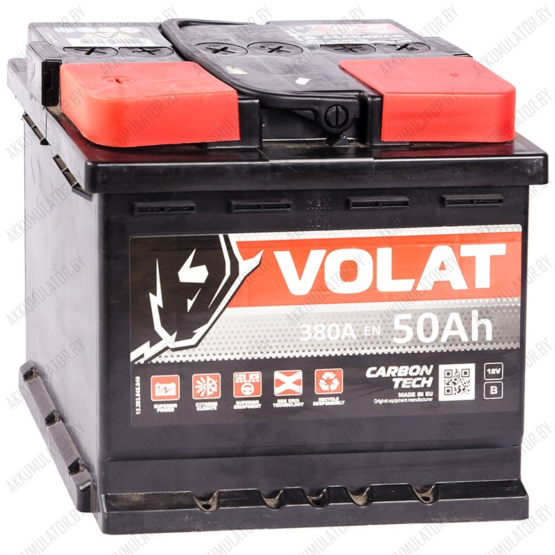 Аккумулятор VOLAT Ultra / Низкий / 50Ah / 380А
