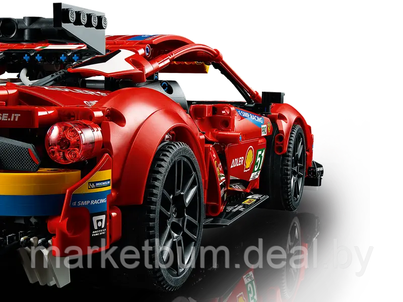 Конструктор LEGO Technic 42125, Ferrari 488 GTE - фото 5 - id-p215270209