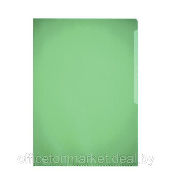 Папка-уголок "Durable", A4, 120 мк, пластик, зеленый - фото 1 - id-p215230420