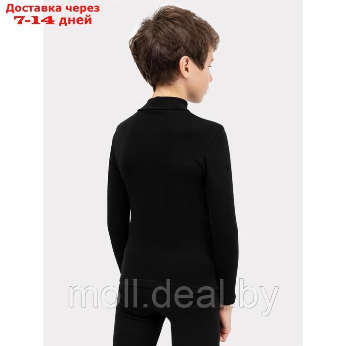 Джемпер для мальчика (Термо), цвет чёрный, рост 128-134 - фото 2 - id-p215261113