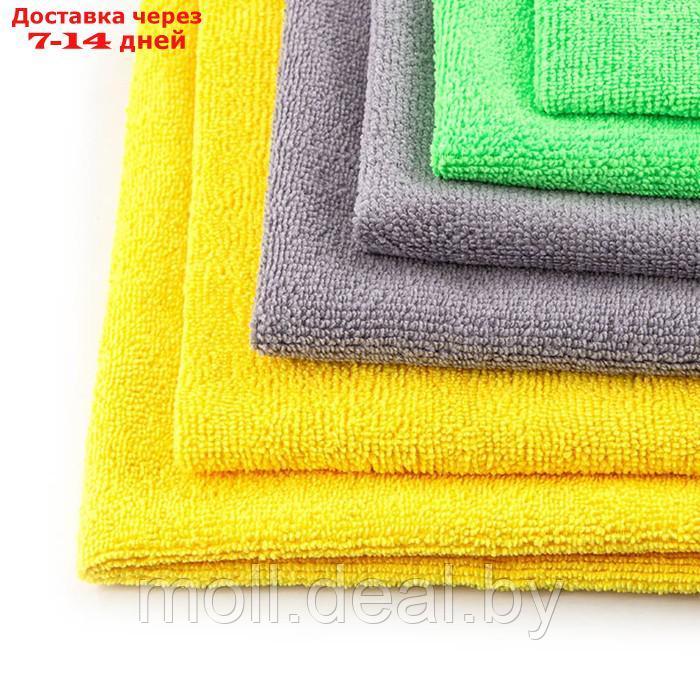 Микрофибра без оверлока Shine Systems Terry Towel, 40*40 см, 6 шт - фото 1 - id-p215249443