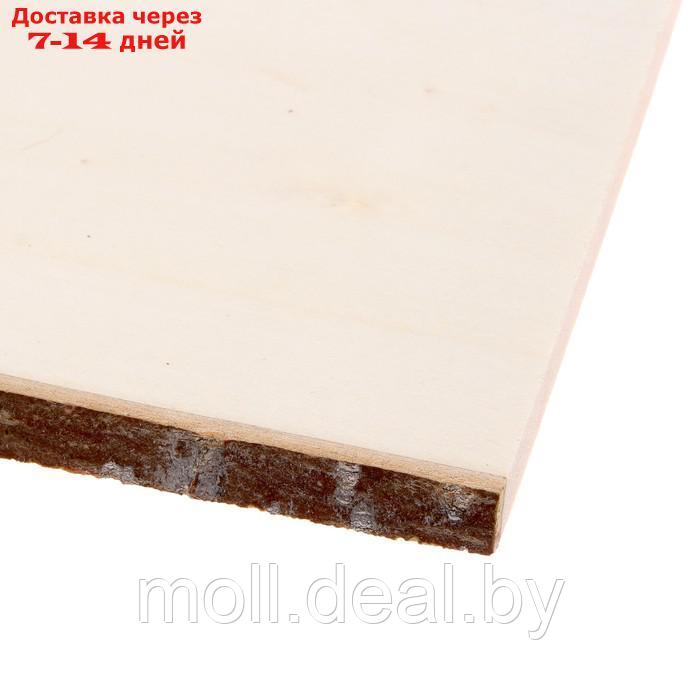 Доска деревянная для рисования и записей 25х12х1 см набор мелков + губка - фото 5 - id-p215261508