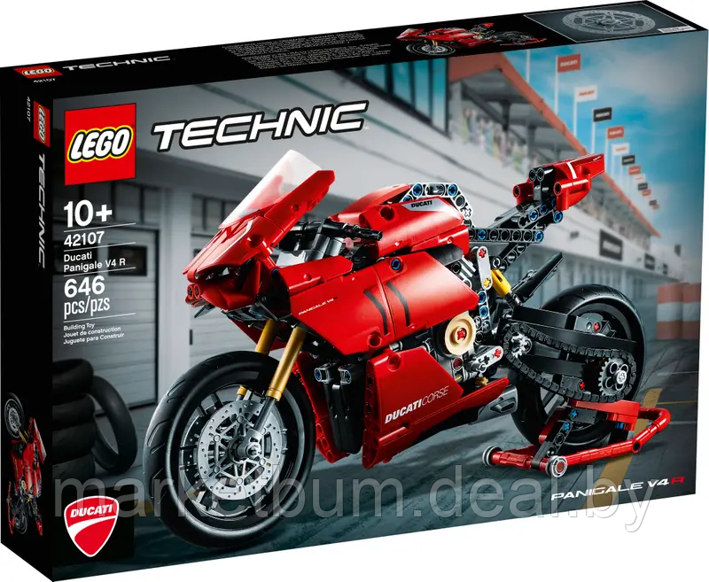 Конструктор LEGO Technic, Ducati Panigale V4 R, 42107 - фото 2 - id-p215272319