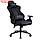 Кресло игровое Cactus CS-CHR-0099BL, до 120 кг, подсветка, экокожа, черное, фото 6