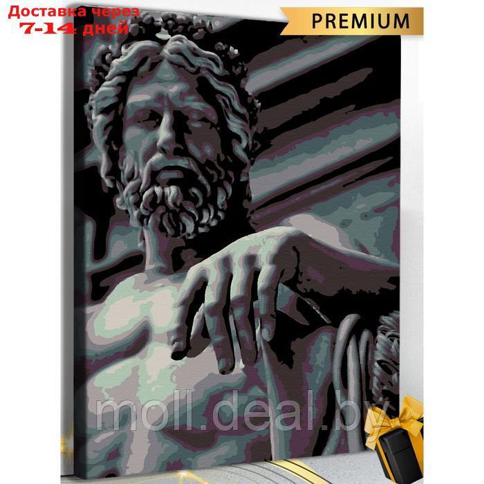 Картина по номерам "Статуя зевса" холст на подрамнике 40*50 617 - фото 1 - id-p215258399
