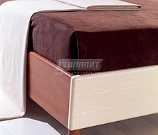 Кровать с нишей для белья Гретта СБ-209/1   в цвете дуб феррара и Онденс фабрики Столплит, фото 2