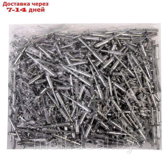 Заклёпки вытяжные ТУНДРА krep, алюминий-сталь, 4.8 х 16 мм, в пакете 500 шт. - фото 2 - id-p215250644