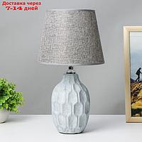 Настольная лампа 16428/1 E14 40Вт серый 22,5х22,5х37 см