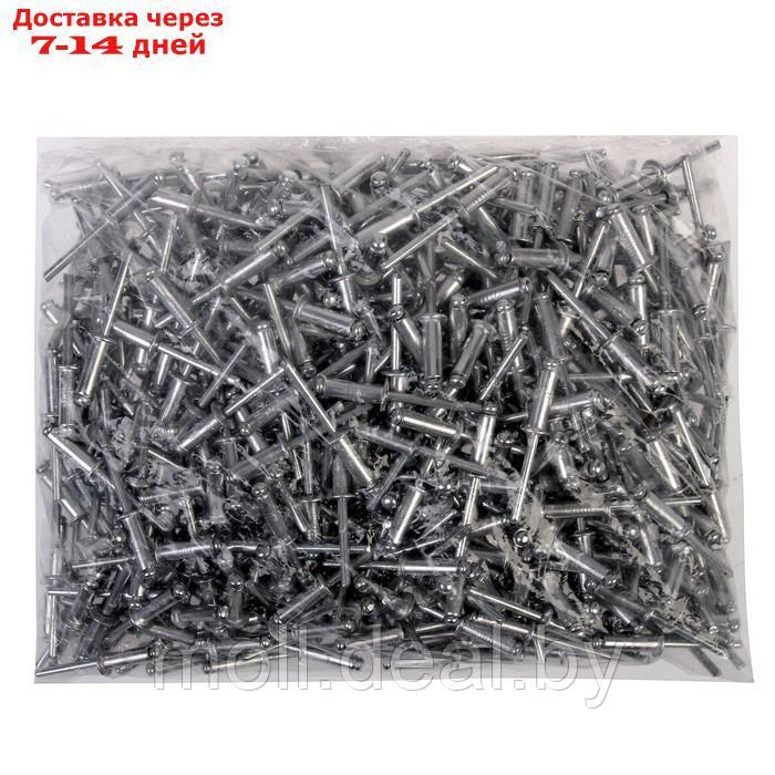 Заклёпки вытяжные ТУНДРА krep, алюминий-сталь, 4.8 х 18 мм, в пакете 500 шт. - фото 2 - id-p215250645