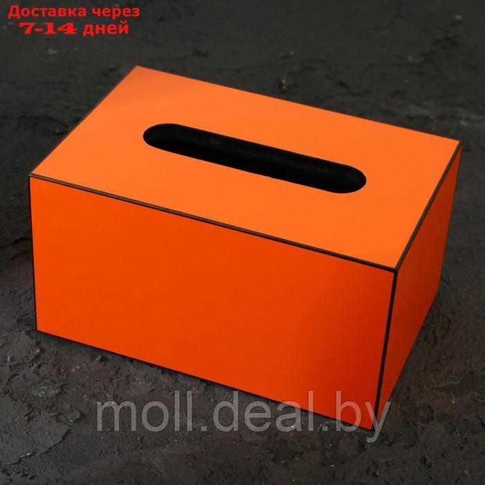 Держатель для салфеток из акрила, цвет оранжевый - фото 2 - id-p215260002