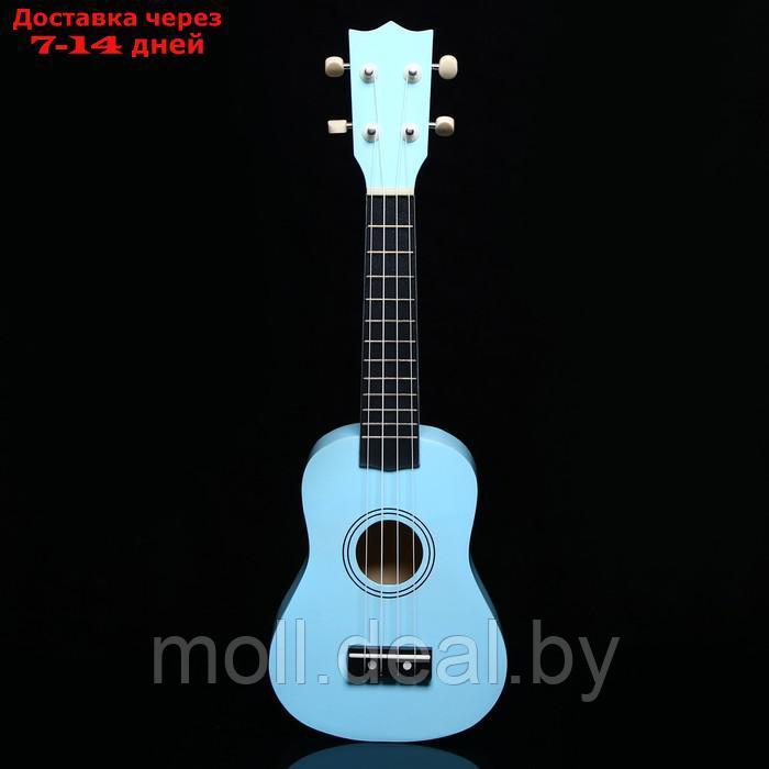 Игрушка музыкальная "Гитара" в голубом цвете, 54 × 17,5 × 6,5 см - фото 1 - id-p215258502