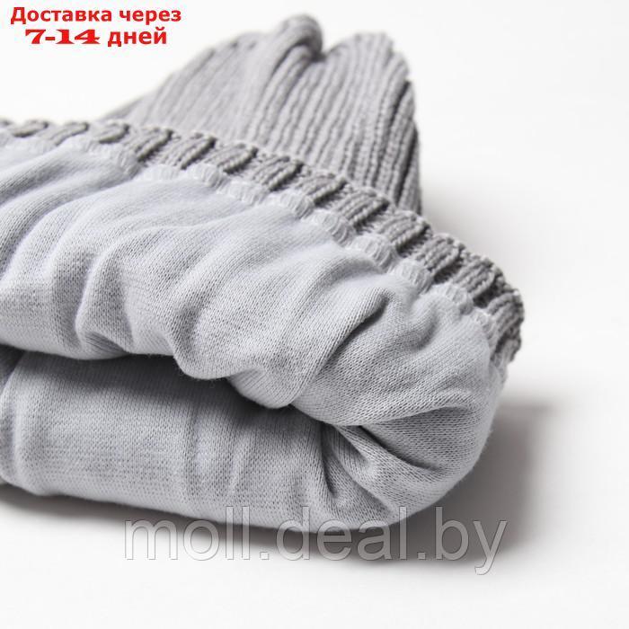 Комплект детский (шапка, снуд) MINAKU р-р 54-56, цвет серый - фото 2 - id-p215258616