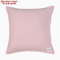 Подушка Этель, 45х45+1 см, розовый, 100% хлопок