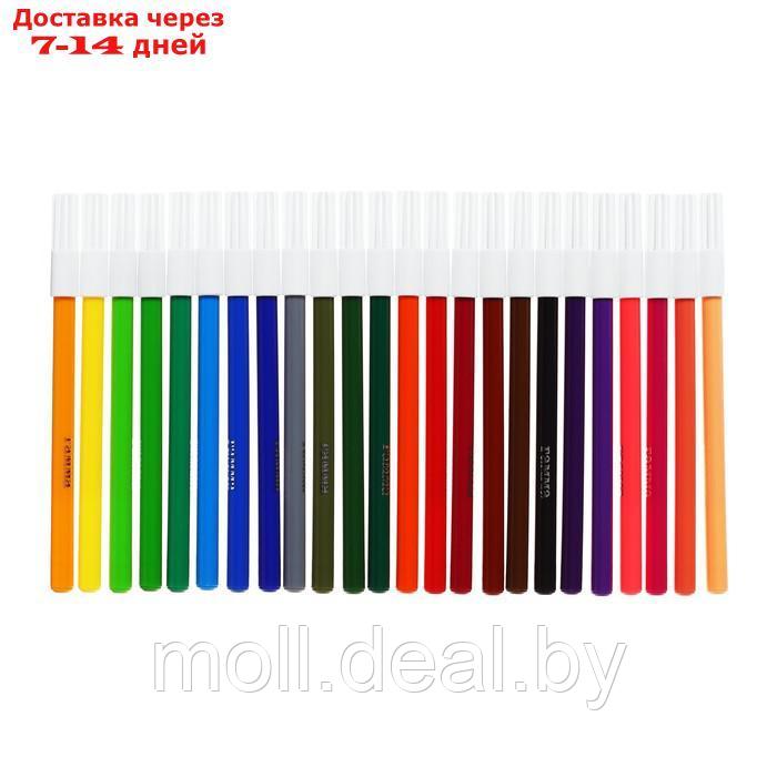 Фломастеры 24 цвета Гамма "Мультики", смываемые, картонная упаковка, европодвес, 120822_24 - фото 2 - id-p215258915