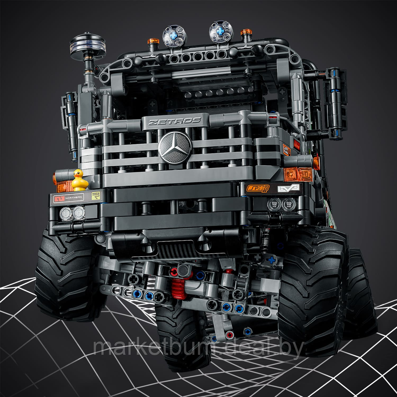 Конструктор LEGO Technic 42129 Mercedes-Benz Zetros 4-колесный грузовик с дистанционным управле - фото 2 - id-p215272743