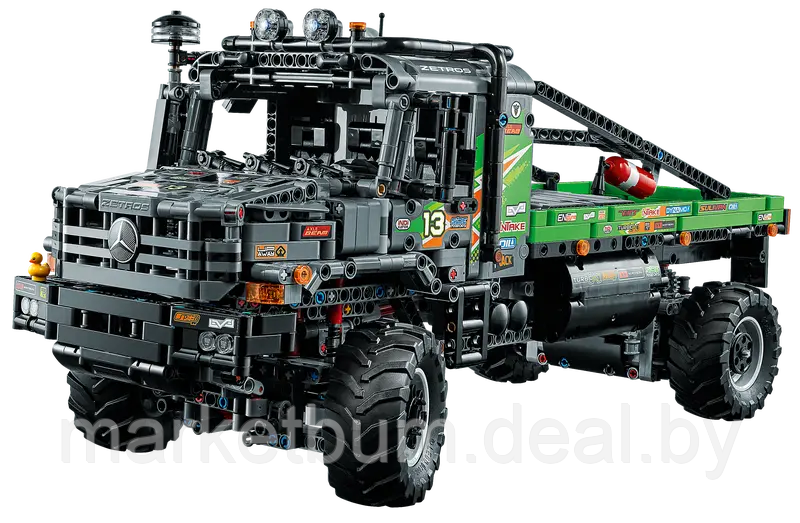 Конструктор LEGO Technic 42129 Mercedes-Benz Zetros 4-колесный грузовик с дистанционным управле - фото 4 - id-p215272743