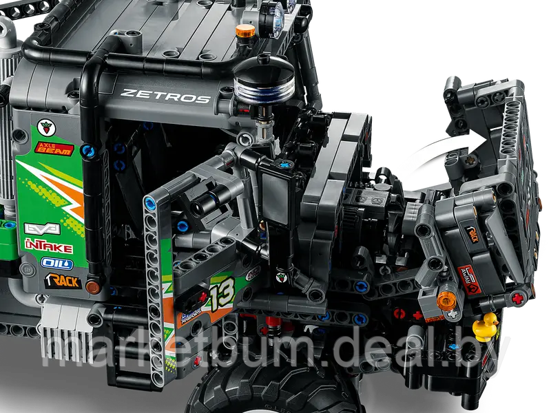 Конструктор LEGO Technic 42129 Mercedes-Benz Zetros 4-колесный грузовик с дистанционным управле - фото 9 - id-p215272743