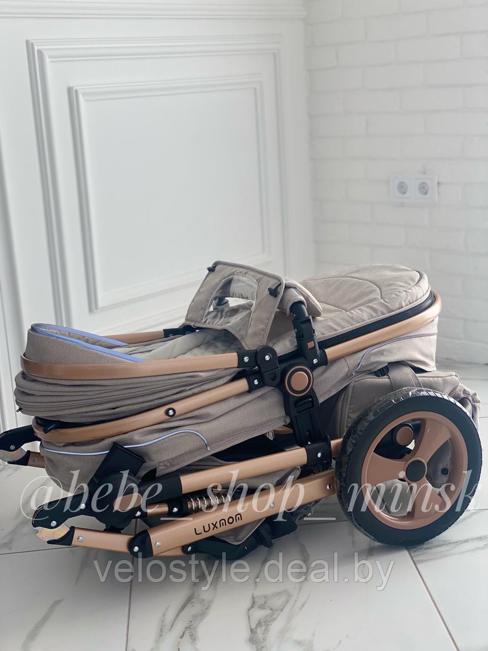Детская коляска трансформер 2в1 - 3в1 Luxmom 518 - фото 4 - id-p172061367
