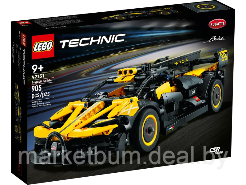 Конструктор LEGO Technic 42151, Bugatti (Болид Бугатти) - фото 2 - id-p215273366