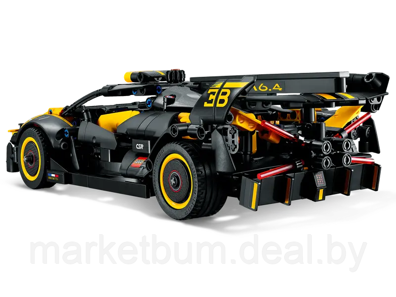 Конструктор LEGO Technic 42151, Bugatti (Болид Бугатти) - фото 6 - id-p215273366