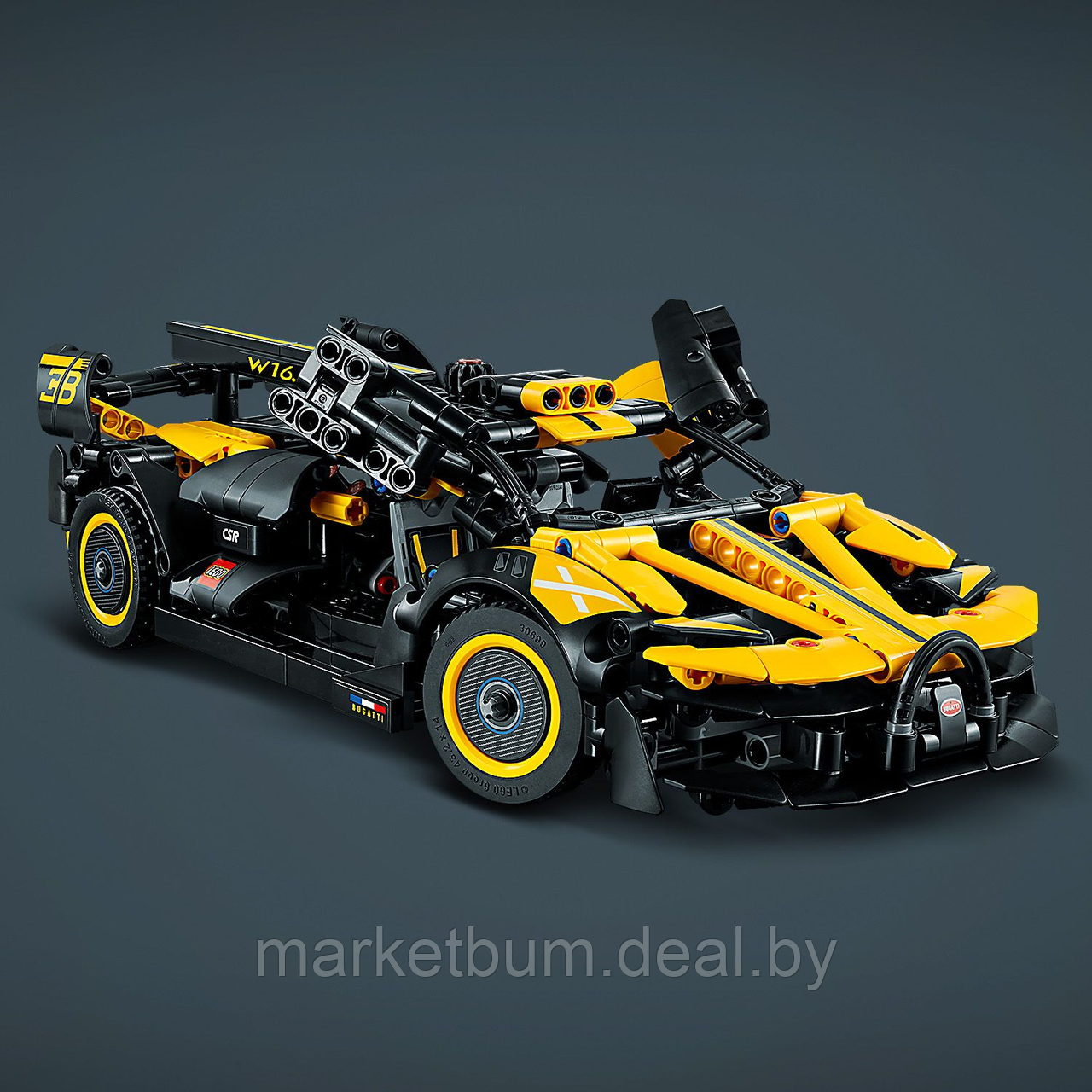 Конструктор LEGO Technic 42151, Bugatti (Болид Бугатти) - фото 10 - id-p215273366