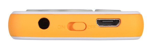 MP3 плеер - Digma S4 8GB, экран 1.8", FM радио, microSD, белый/оранжевый - фото 5 - id-p215273509