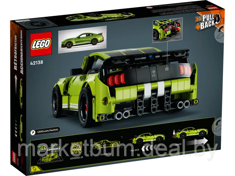 Конструктор LEGO Technic 42138 Ford Mustang Shelby GT500 - фото 3 - id-p215273615