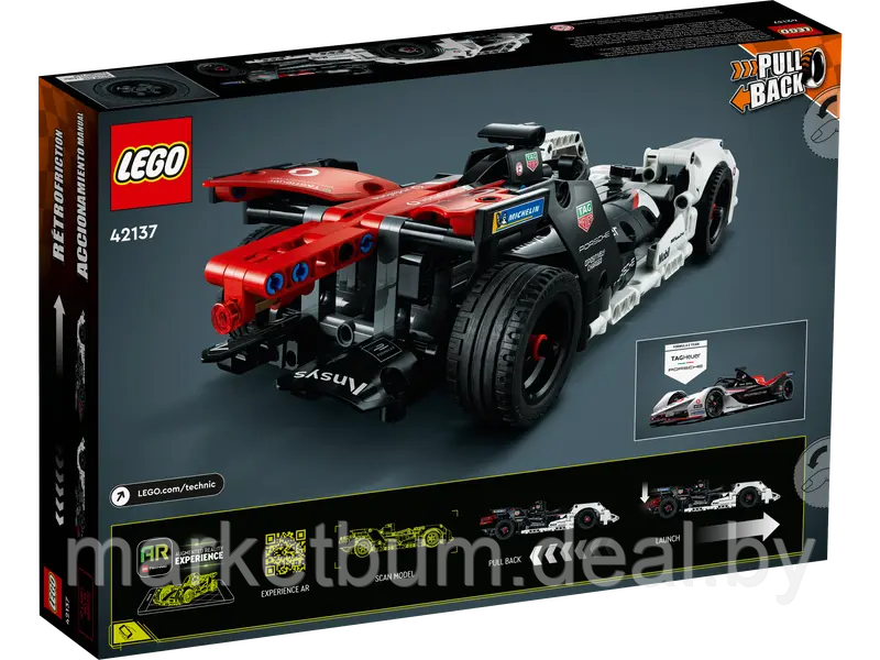 Конструктор LEGO Technic 42137, Формула E Porsche 99 - фото 3 - id-p215273929