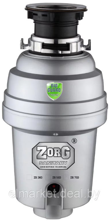 Измельчители пищевых отходов ZorG ZR56-D Серый - фото 1 - id-p215273856