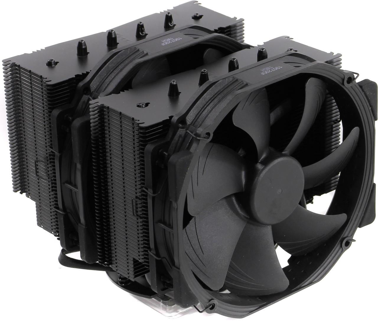 Noctua NH-D15-CH.BK (4пин, 1155/2011/2066/AM4-FM2, 19.2-24.6дБ, об/мин, Al+тепл.трубки)